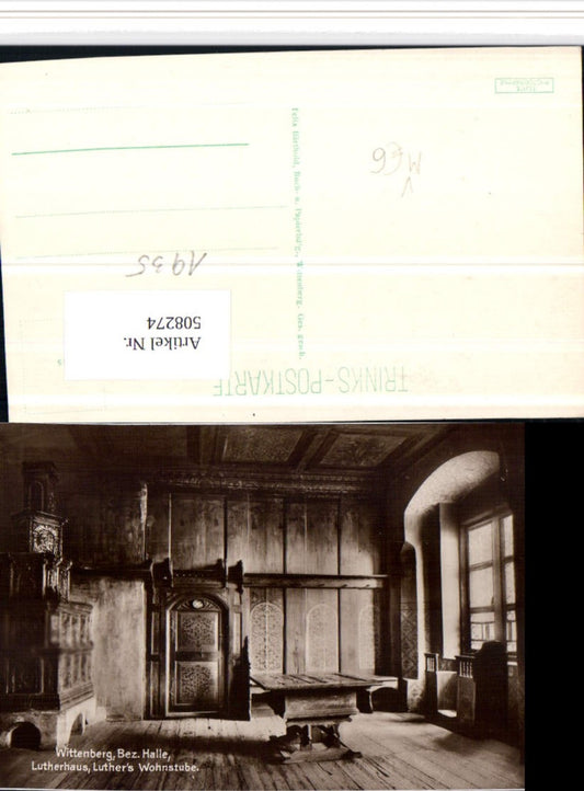 508274,Wittenberg Lutherhaus Luthers Wohnstube Kachelofen Ofen pub Trinks 8