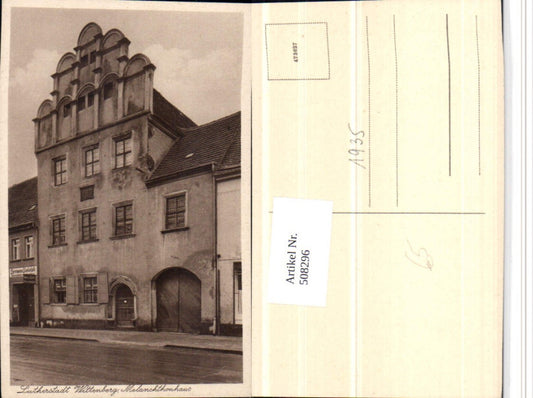 508296,Wittenberg Melanchthonhaus Haus