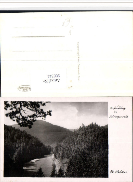 508344, Thuringian Forest near Ilmenau, landscape, forest, pub H. Ritter