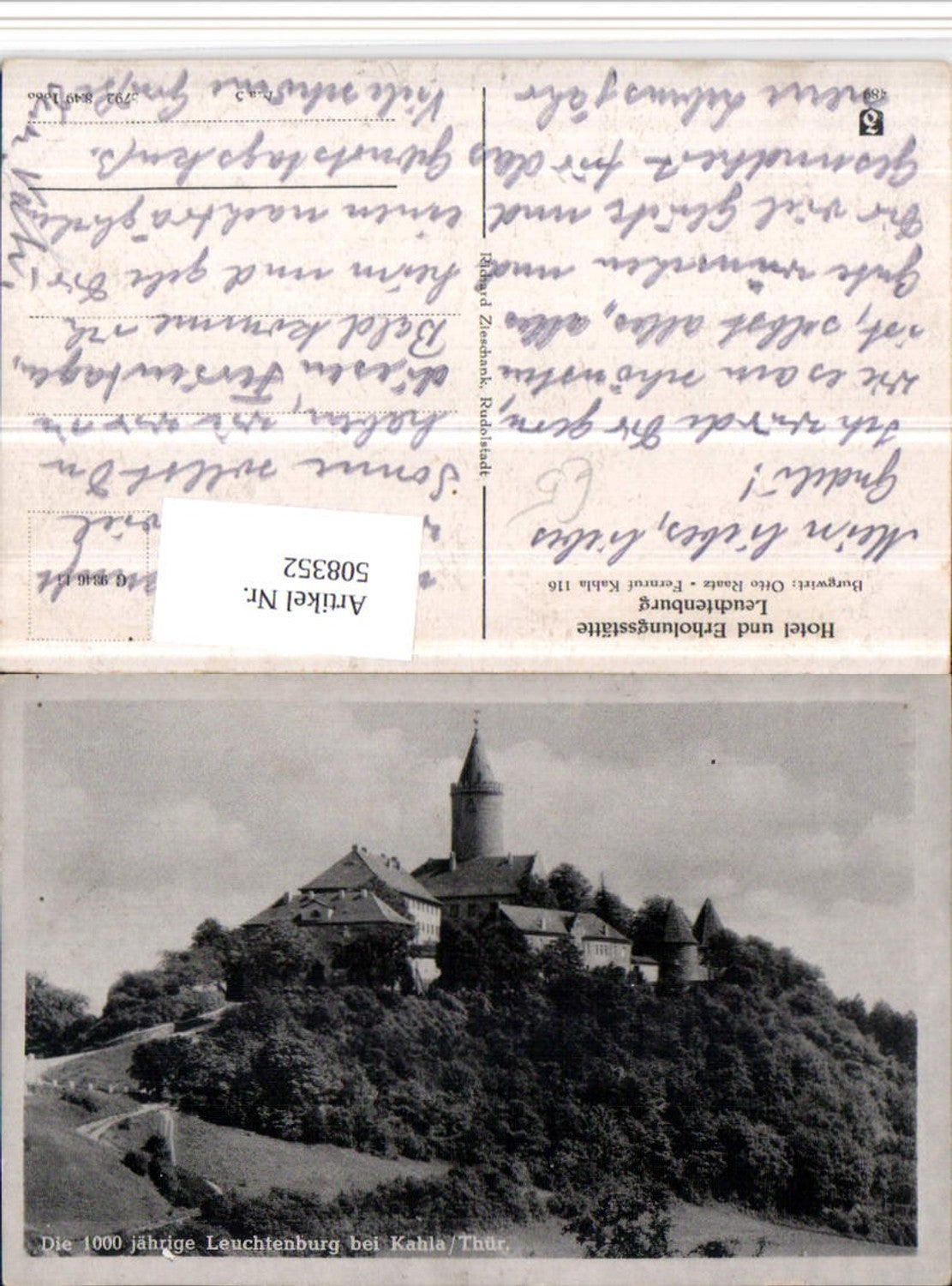 508352, Leuchtenburg Castle near Kahla in Thuringia