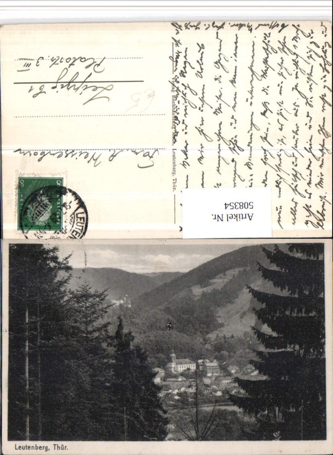 508354, Leutenberg in Thuringia, partial view