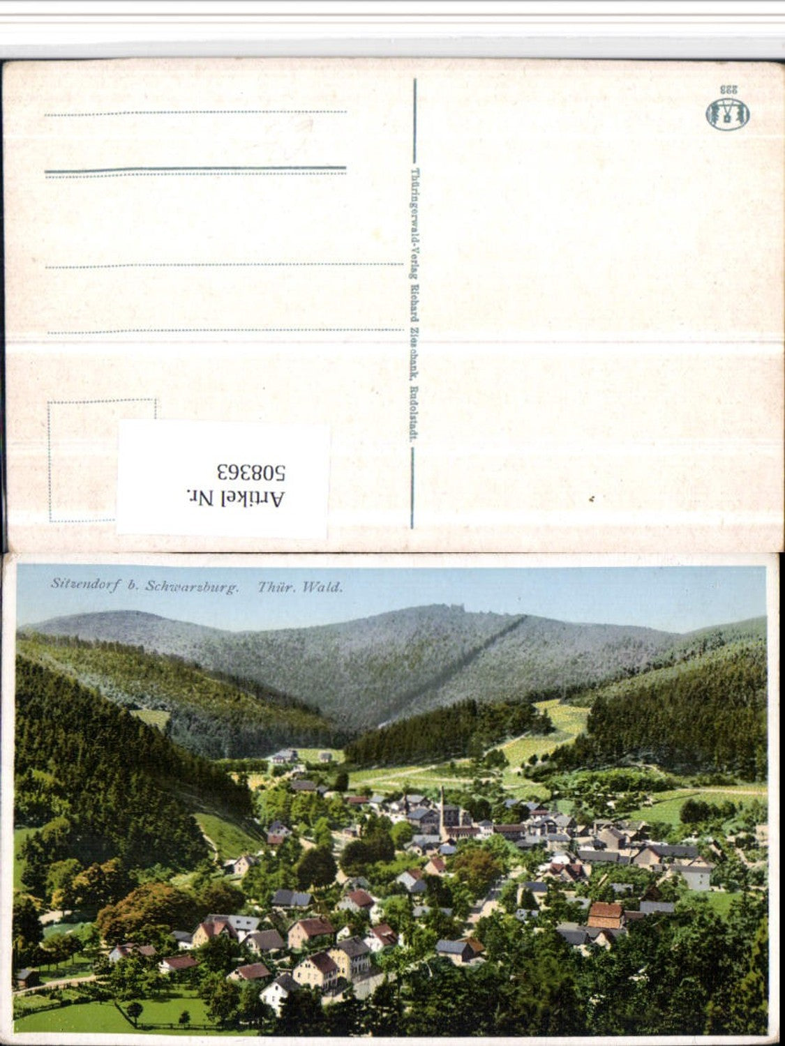 508363, Sitzendorf near Schwarzburg in the Thuringian Forest (Total)