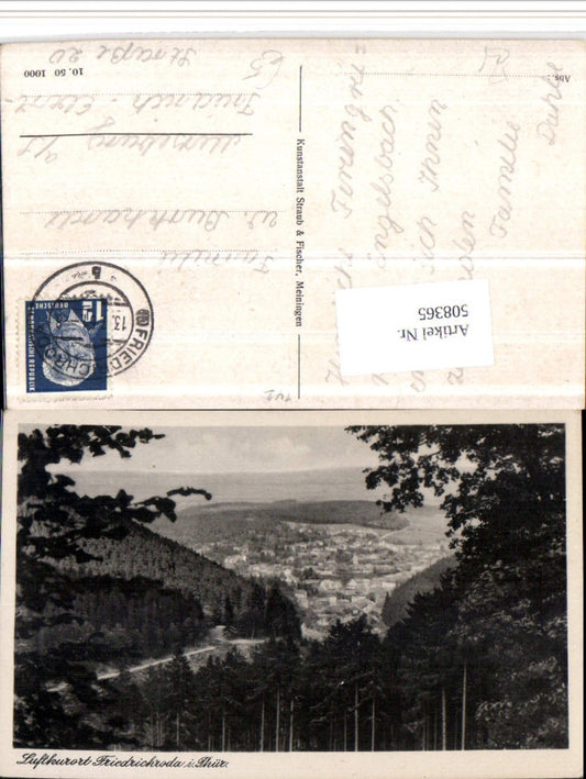 508365, Friedrichroda in Thuringia, partial view