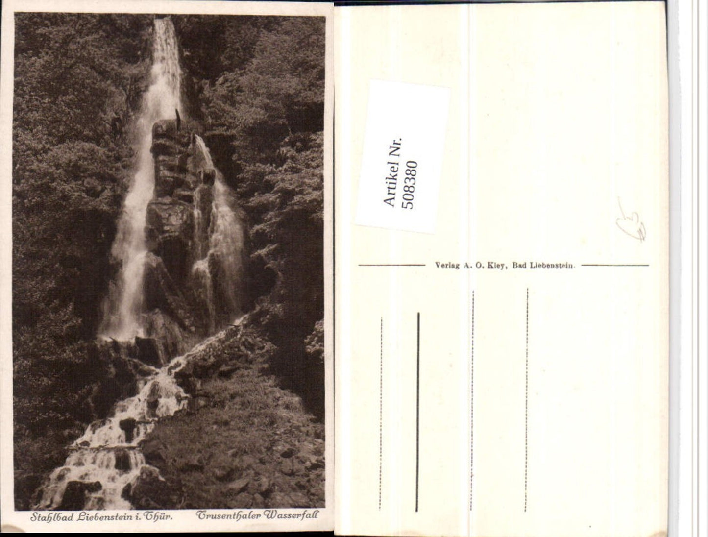 508380, Bad Liebenstein Trusenthaler Waterfall