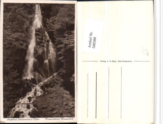 508380, Bad Liebenstein Trusenthaler Waterfall