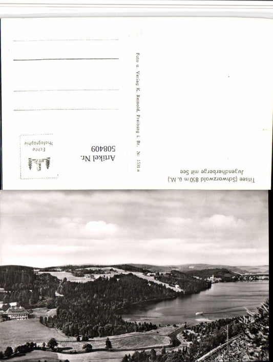 508409, Titisee in the Black Forest, Youth Hostel with Lake