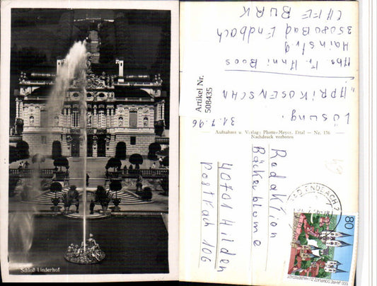 508435,Schloss Linderhof b. Ettal Fontäne