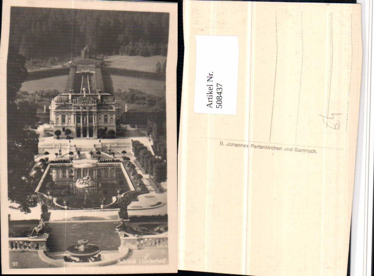 508437,Schloss Linderhof b. Ettal Totale