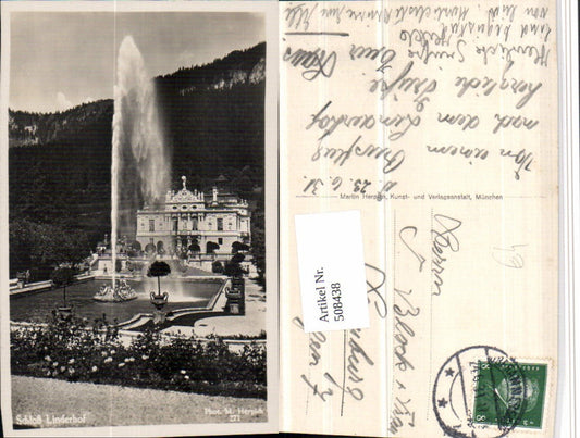 508438,Schloss Linderhof b. Ettal Fontäne