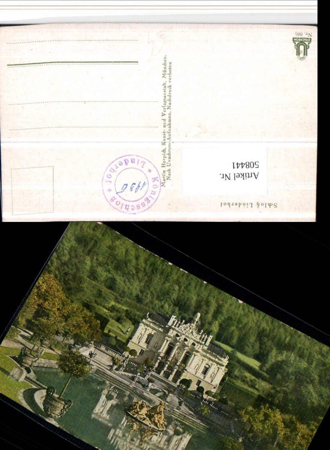 508441,Schloss Linderhof b. Ettal Wasserbecken