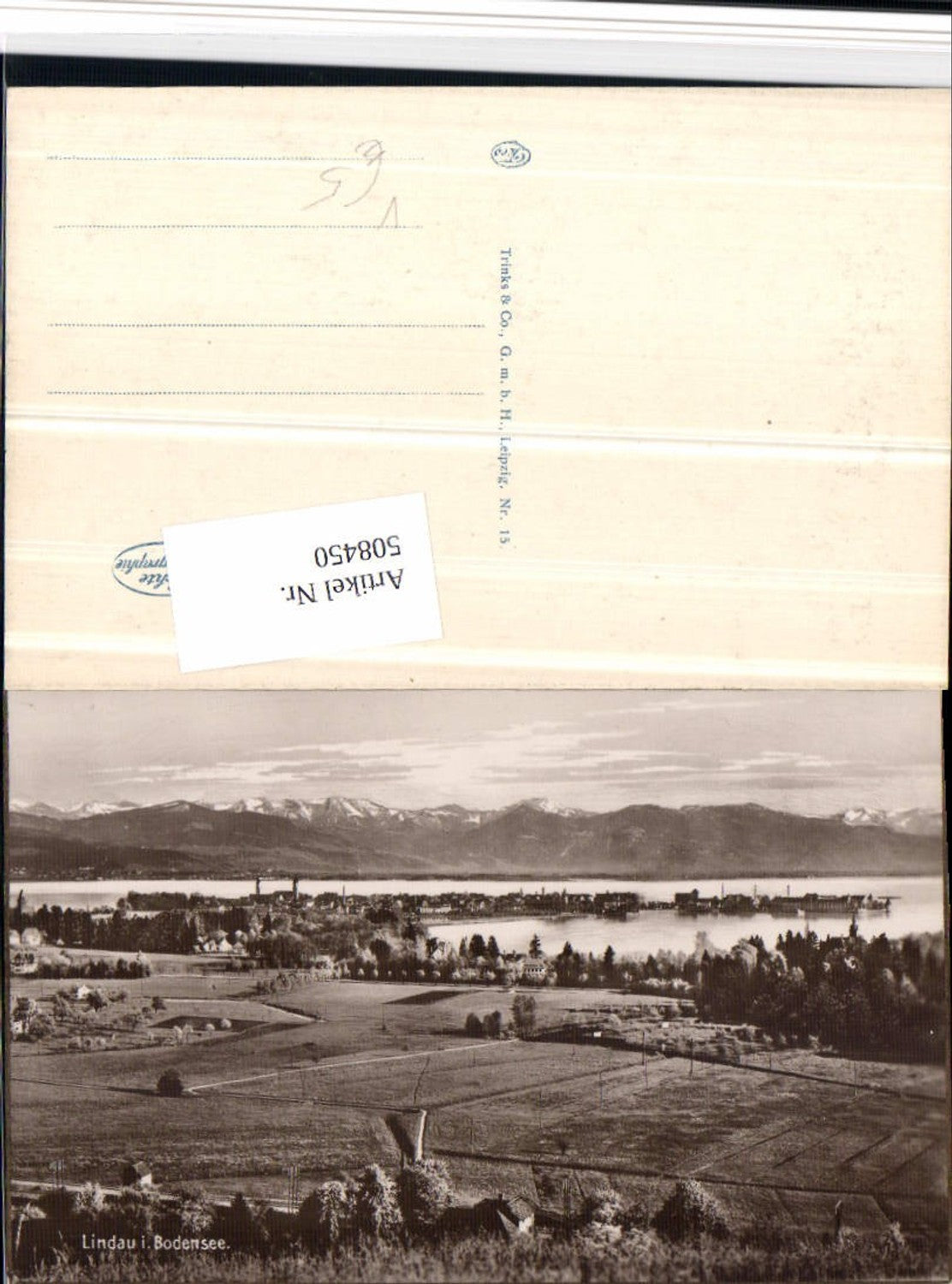 508450,Lindau im Bodensee Totale Bergkulisse pub Trinks & Co