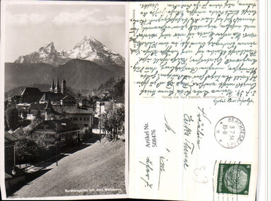 508476,Berchtesgaden Totale m. Watzmann Bergkulisse