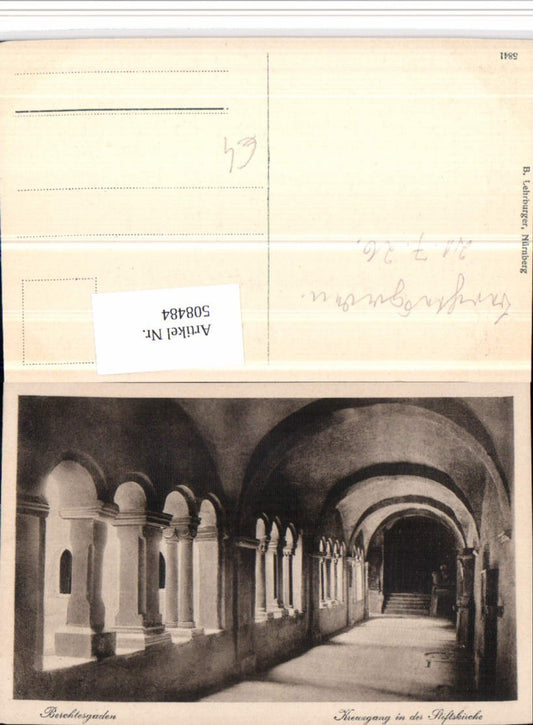 508484,Berchtesgaden Stiftskirche Kreuzgang Arkaden