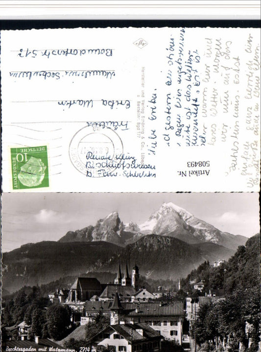 508493,Berchtesgaden Totale m. Watzmann Bergkulisse