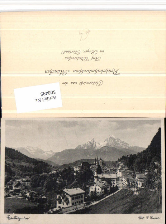 508495,Berchtesgaden Totale Bergkulisse