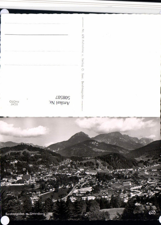 508507,Berchtesgaden Totale m. Untersberg Bergkulisse