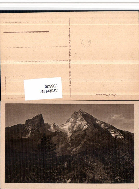 508520,Watzmann b. Berchtesgaden Bergkulisse