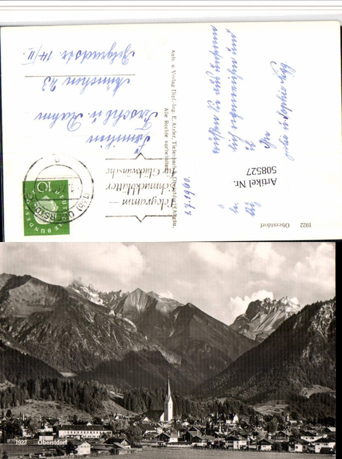 508527,Oberstdorf im Allgäu Totale Bergkulisse
