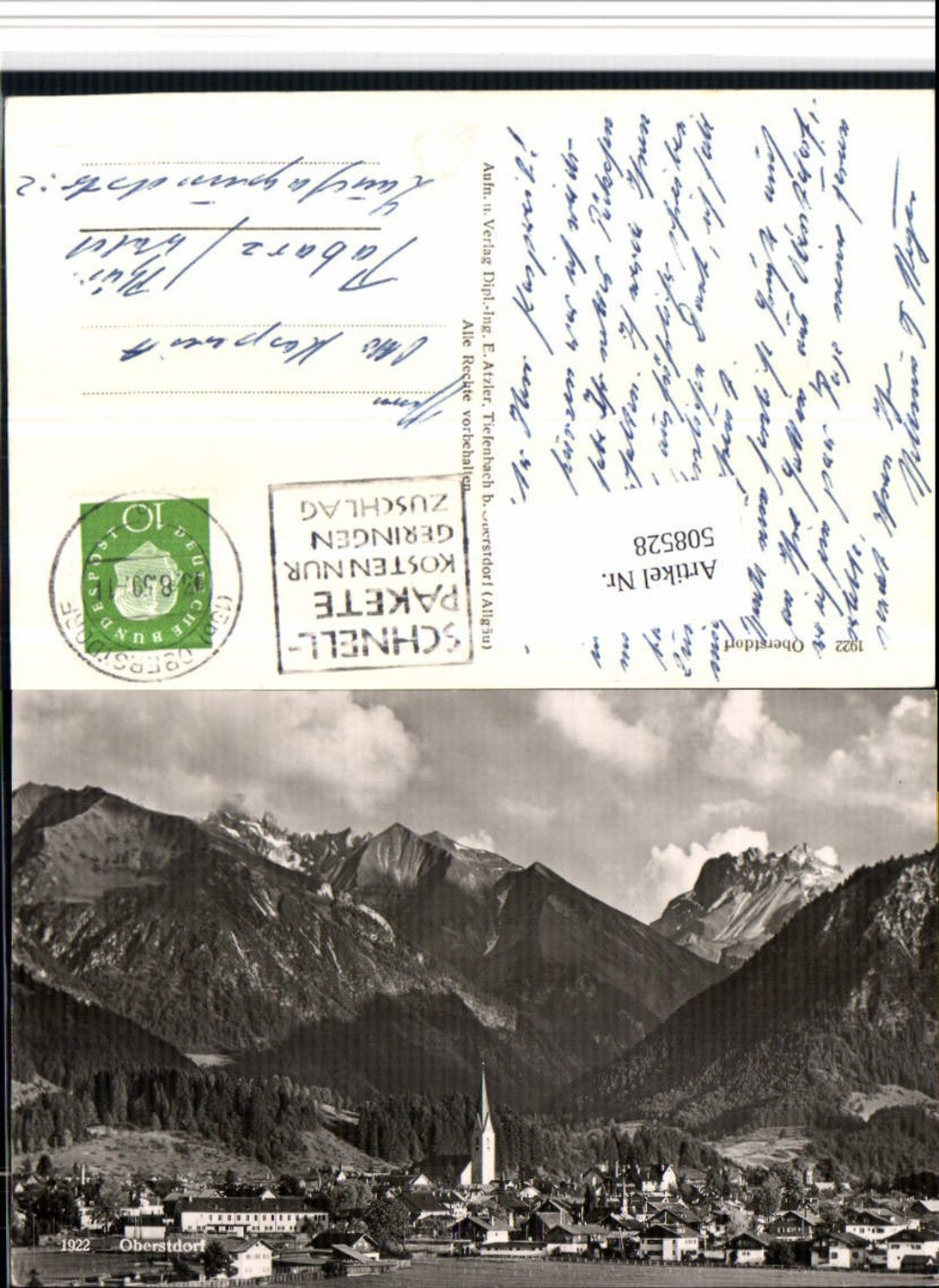 508528,Oberstdorf im Allgäu Totale Bergkulisse