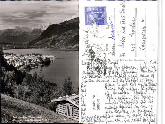 508579,Zell am See Teilansicht geg. Steinerne Meer Bergkulisse