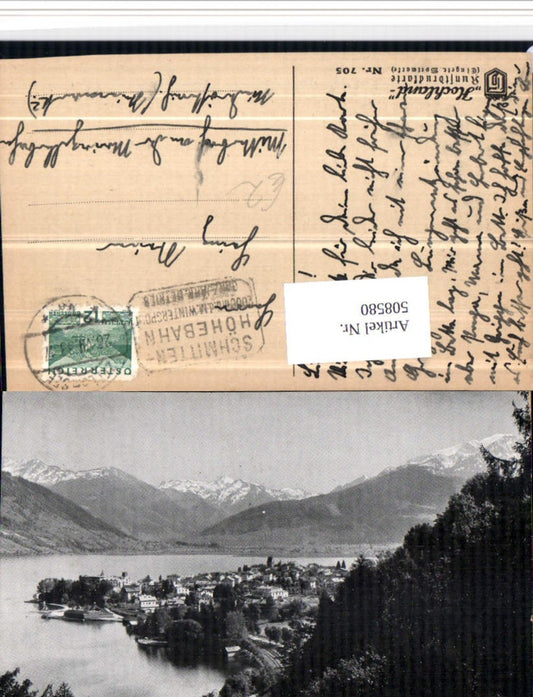 508580,Zell am See Totale geg. Hohen Tauern Bergkulisse