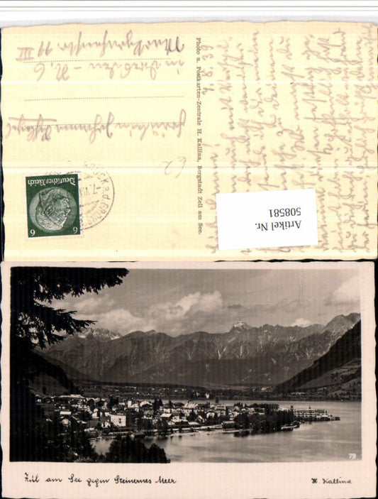 508581,Zell am See Totale geg. Steinernes Meer Bergkulisse