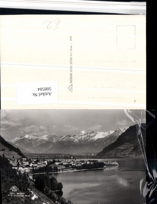 508584,Zell am See Totale geg. Steinernen Meer Bergkulisse