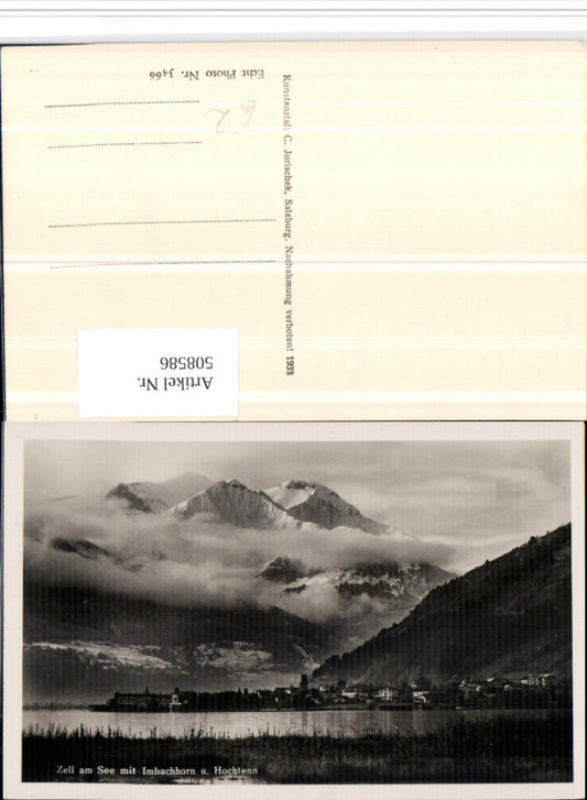 508586,Zell am See Totale m. Imbachhorn u. Hochtenn Bergkulisse