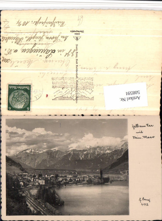 508591,Zell am See Totale m. Steinernen Meer Bergkulisse