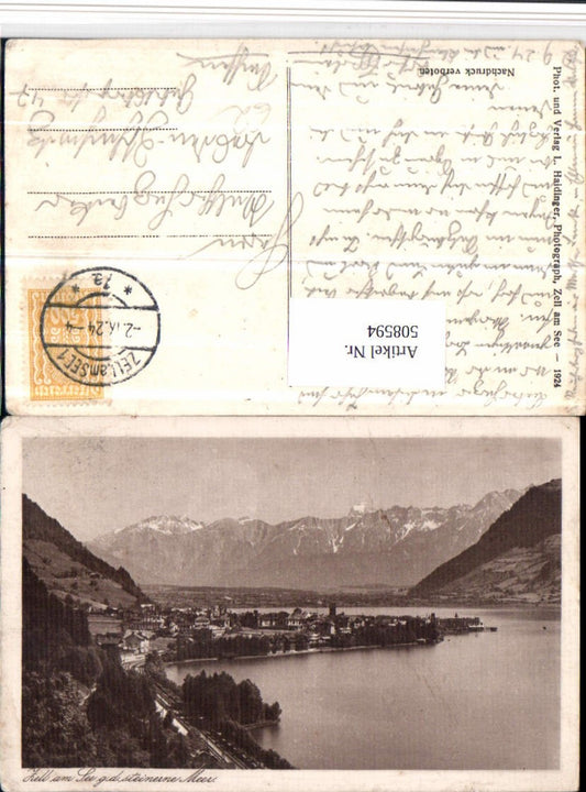 508594,Zell am See Totale geg. Steinerne Meer Bergkulisse