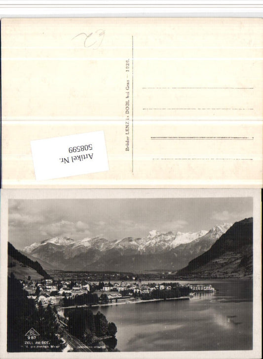 508599,Zell am See Totale geg. Steinernen Meer Bergkulisse