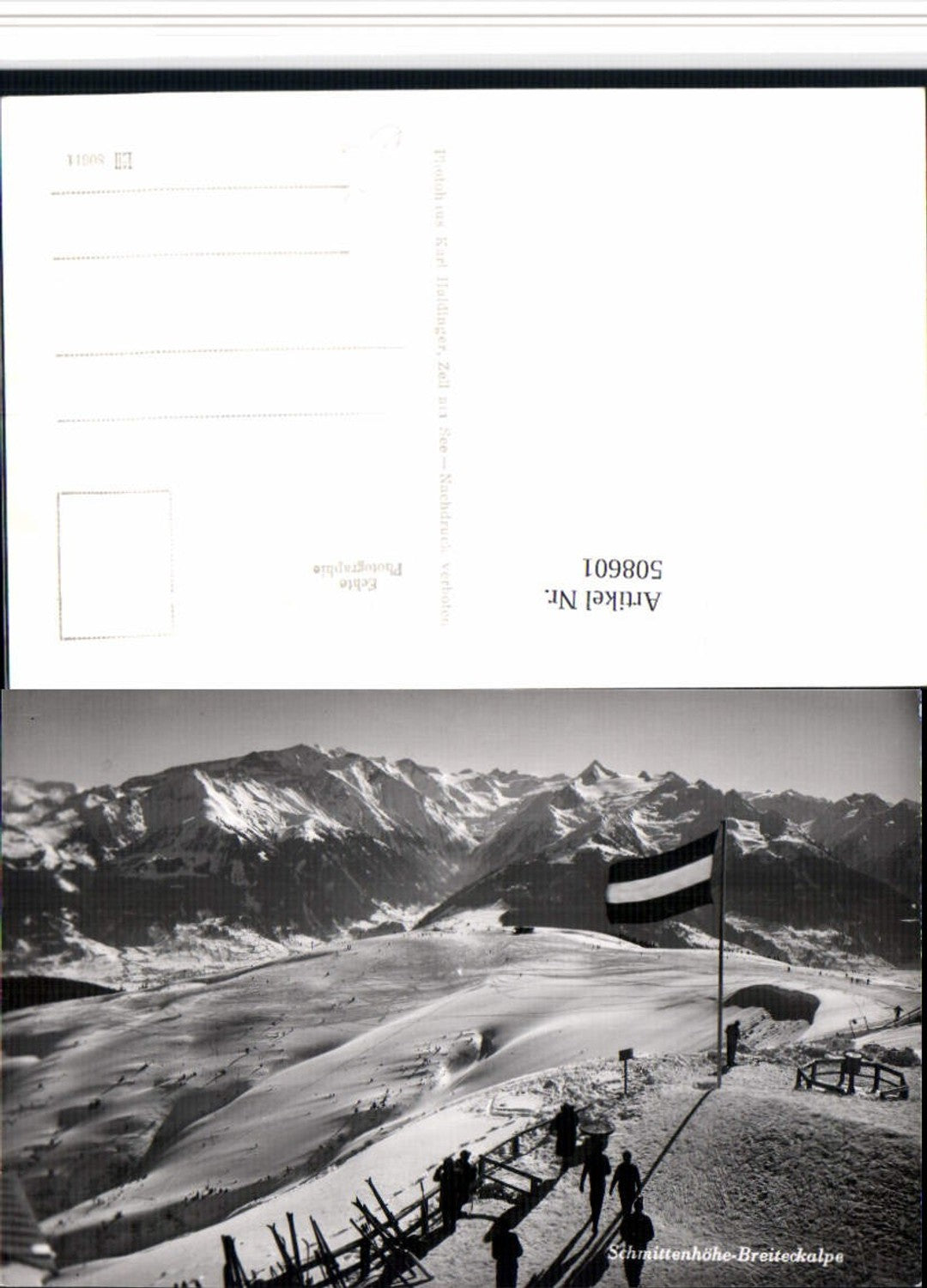 508601,Schmittenhöhe b. Zell am See Breiteckalpe Bergkulisse Winterbild