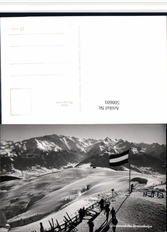 508601,Schmittenhöhe b. Zell am See Breiteckalpe Bergkulisse Winterbild