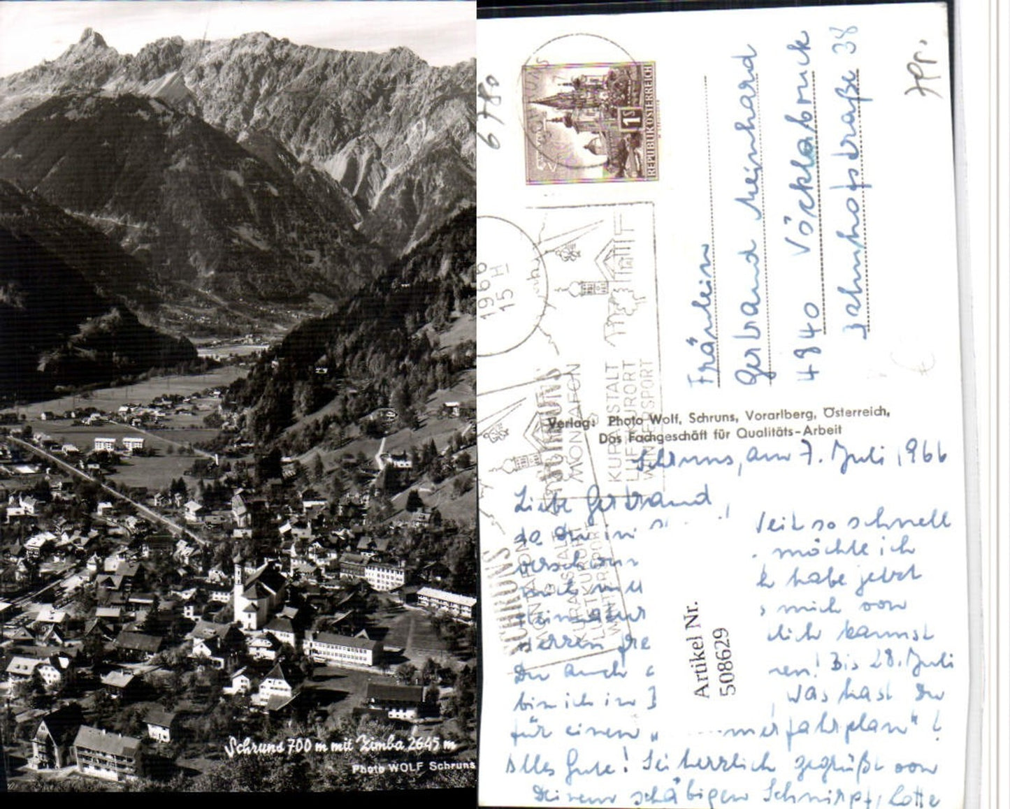 Alte Ansichtskarte – Old Postcard