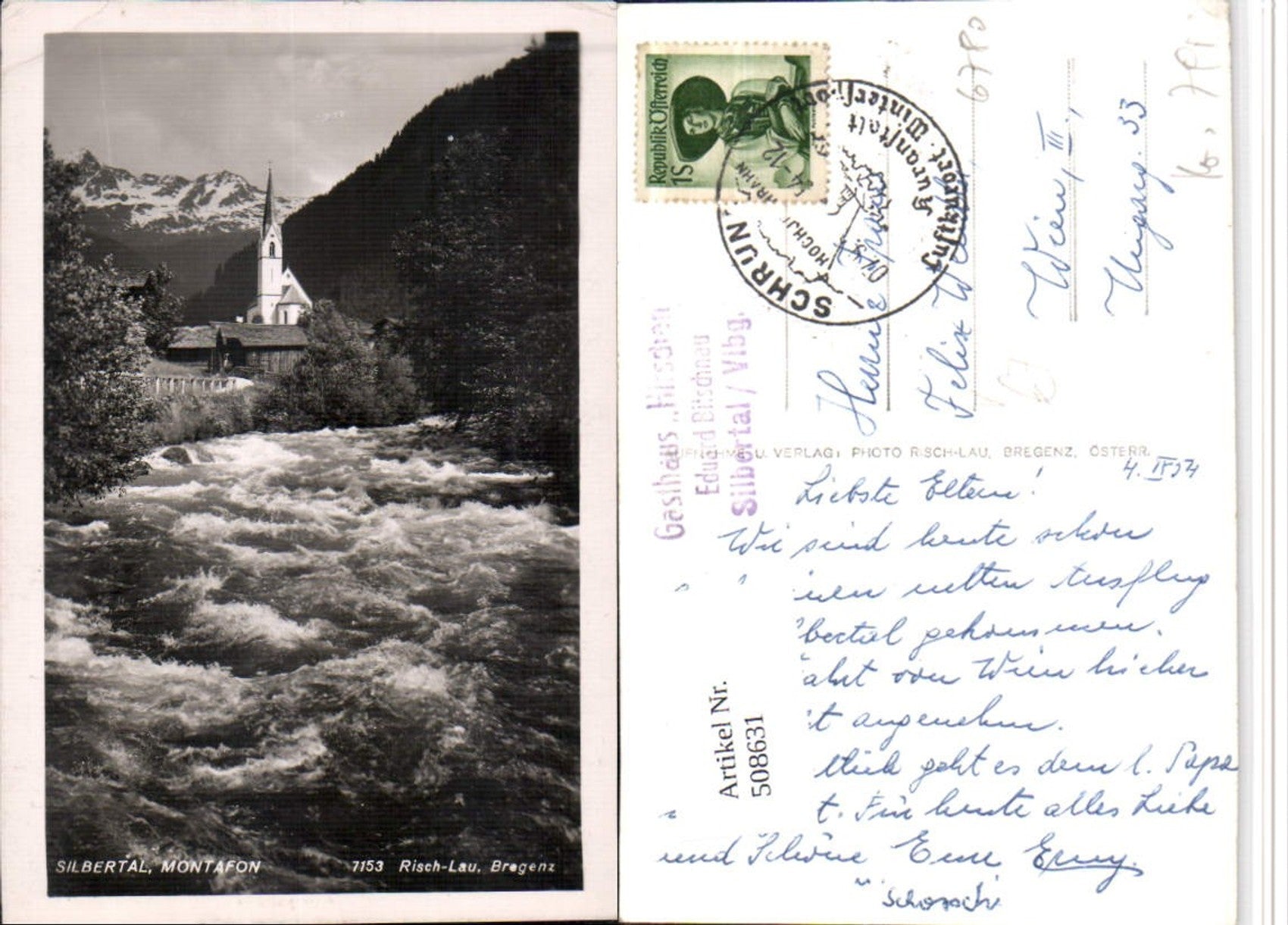 Alte Ansichtskarte – Old Postcard