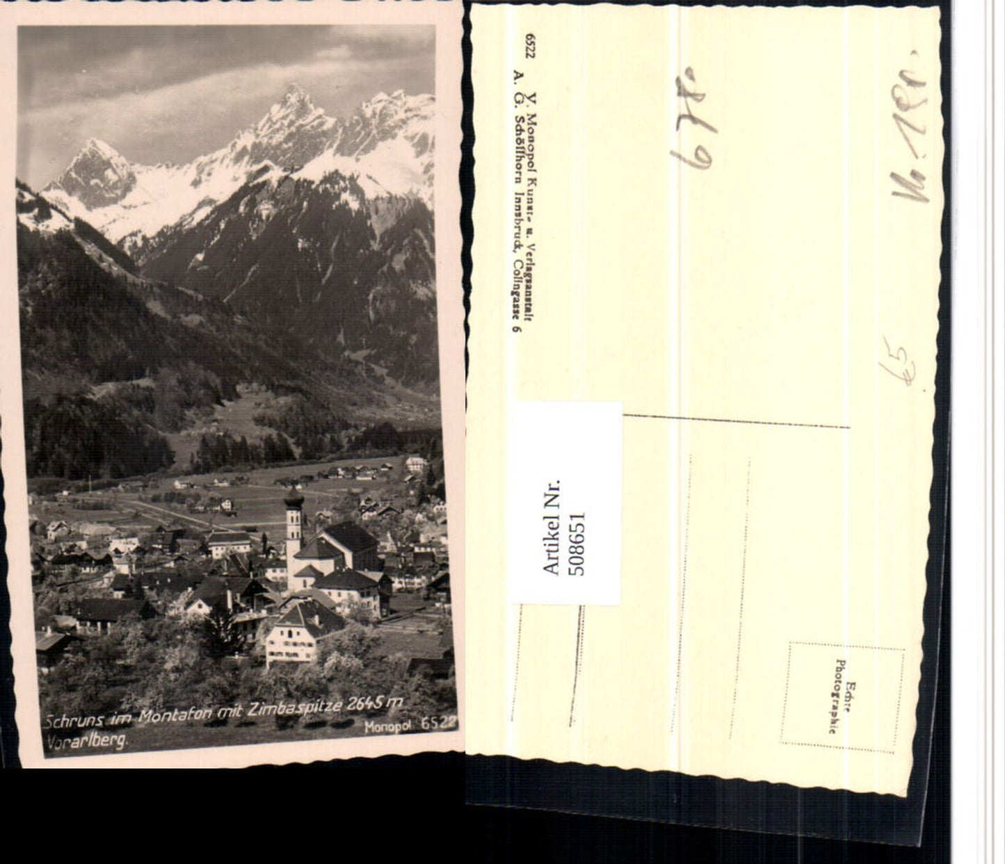 Alte Ansichtskarte – Old Postcard