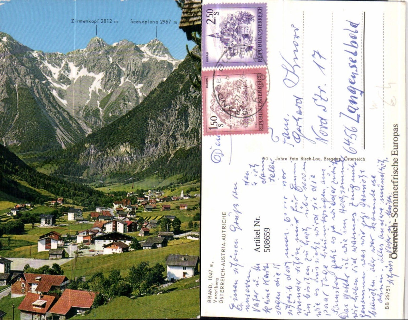 Alte Ansichtskarte – Old Postcard