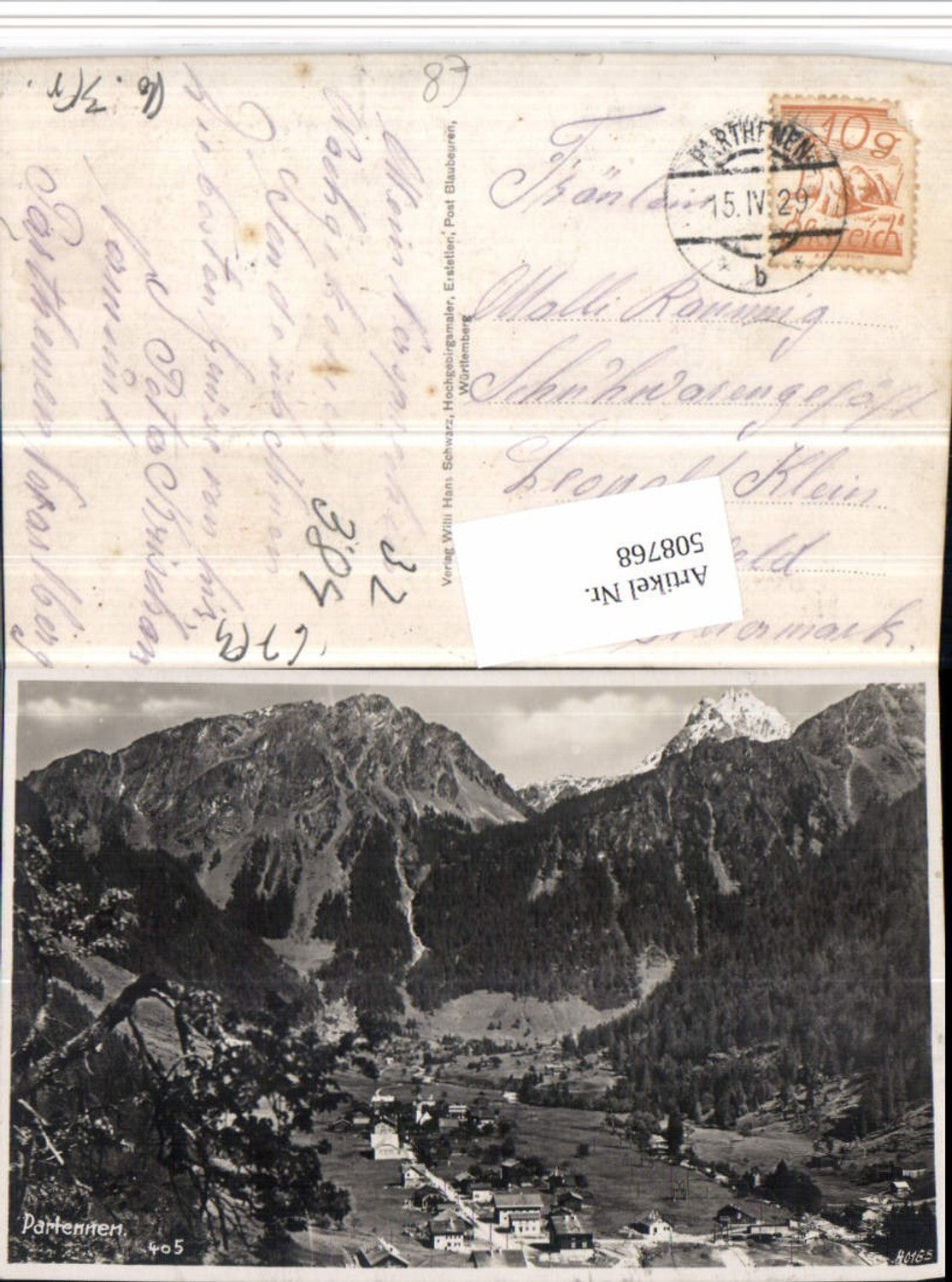 Alte Ansichtskarte – Old Postcard