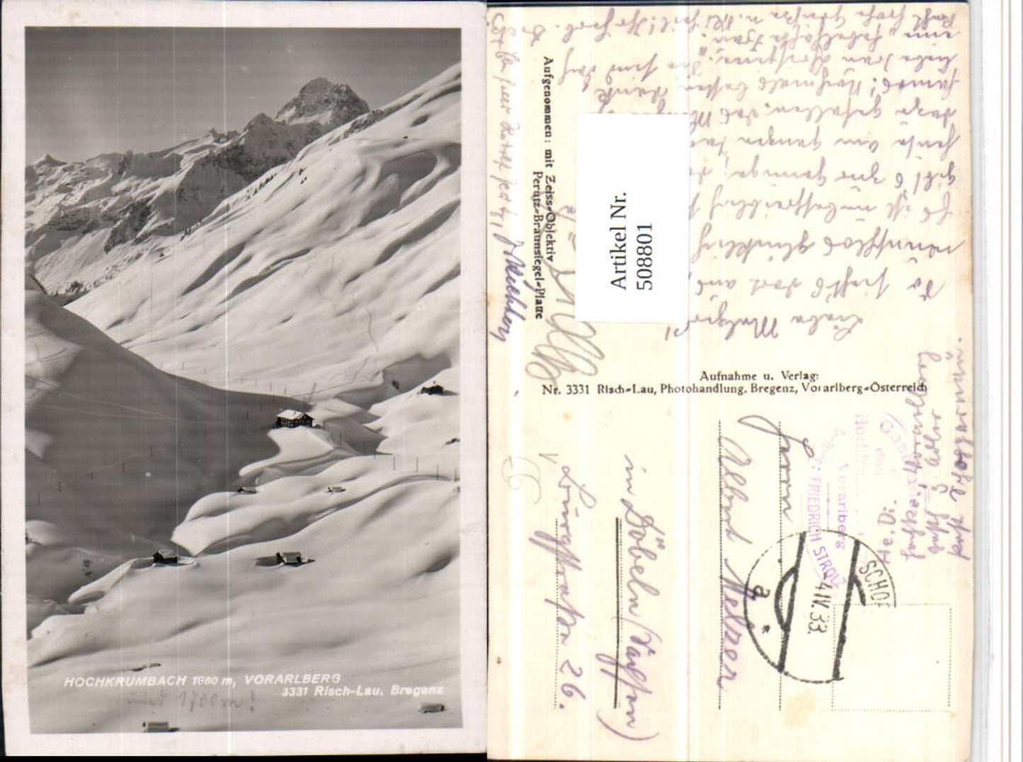 Alte Ansichtskarte – Old Postcard