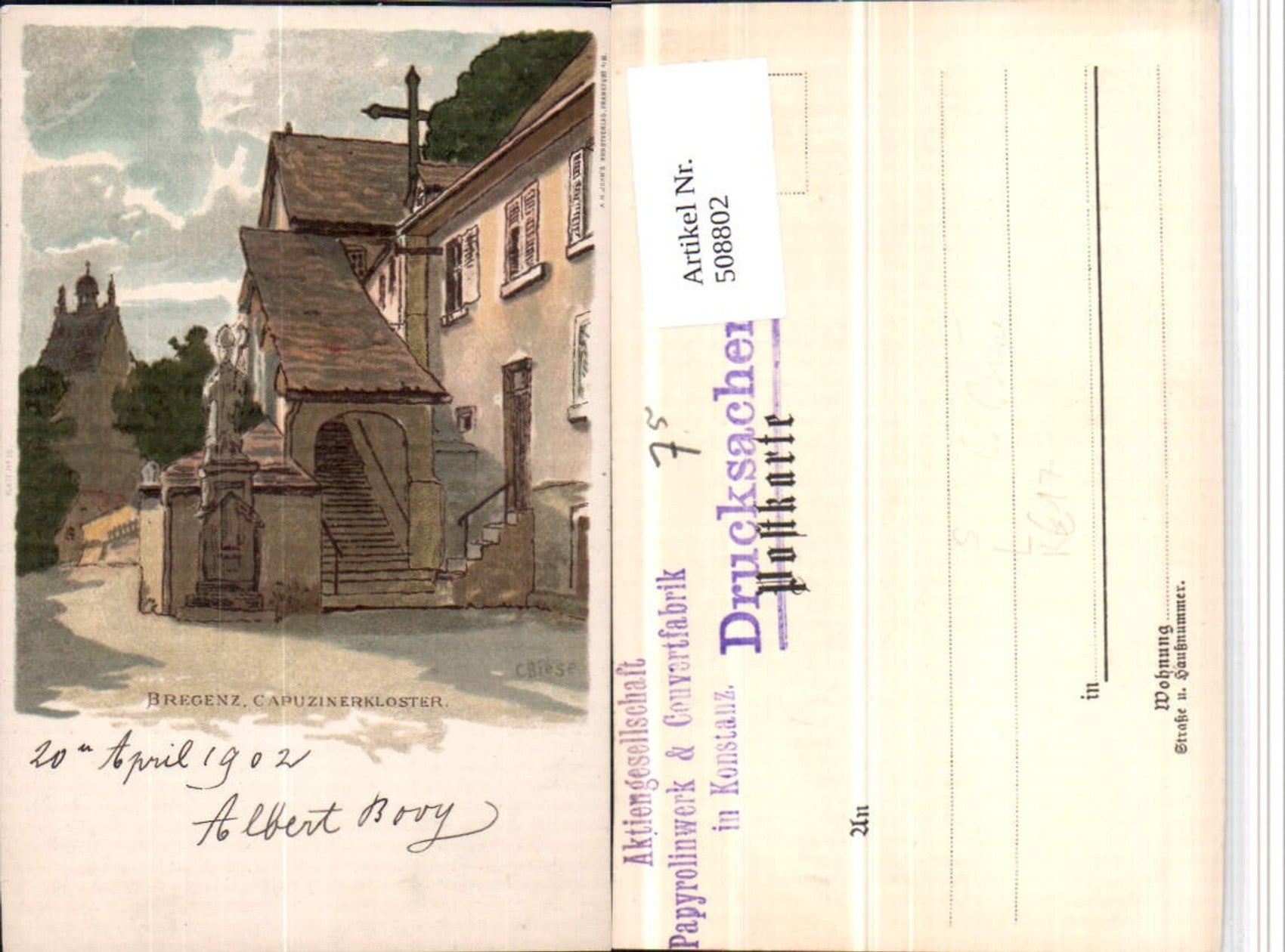 Alte Ansichtskarte – Old Postcard