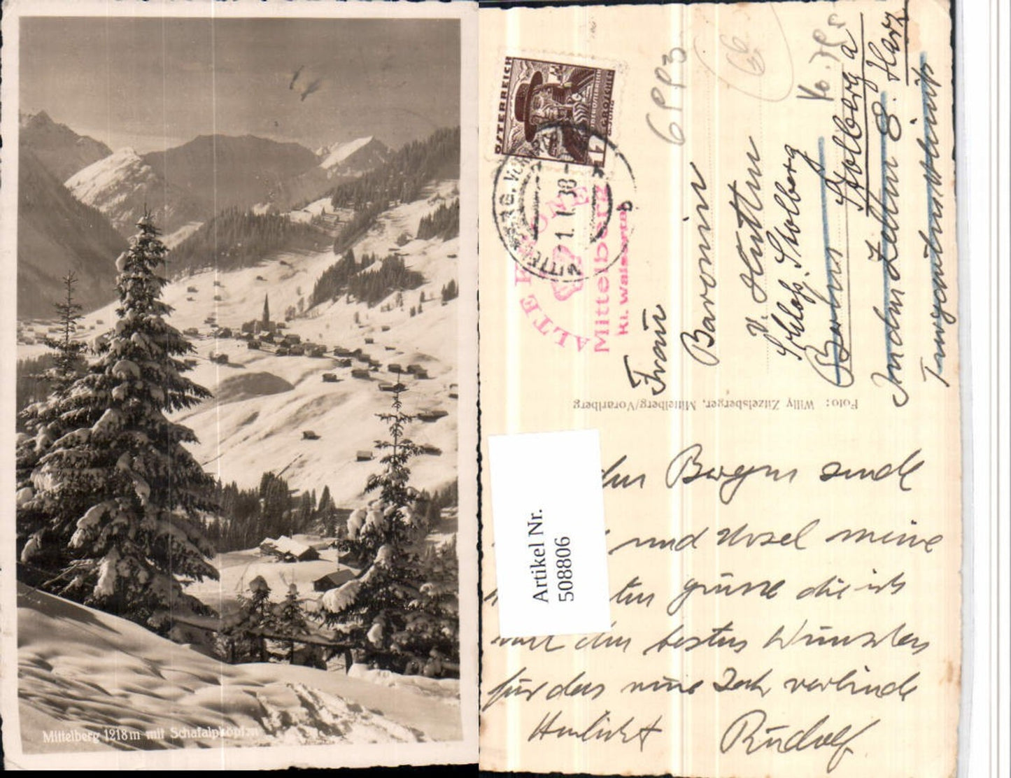 Alte Ansichtskarte – Old Postcard