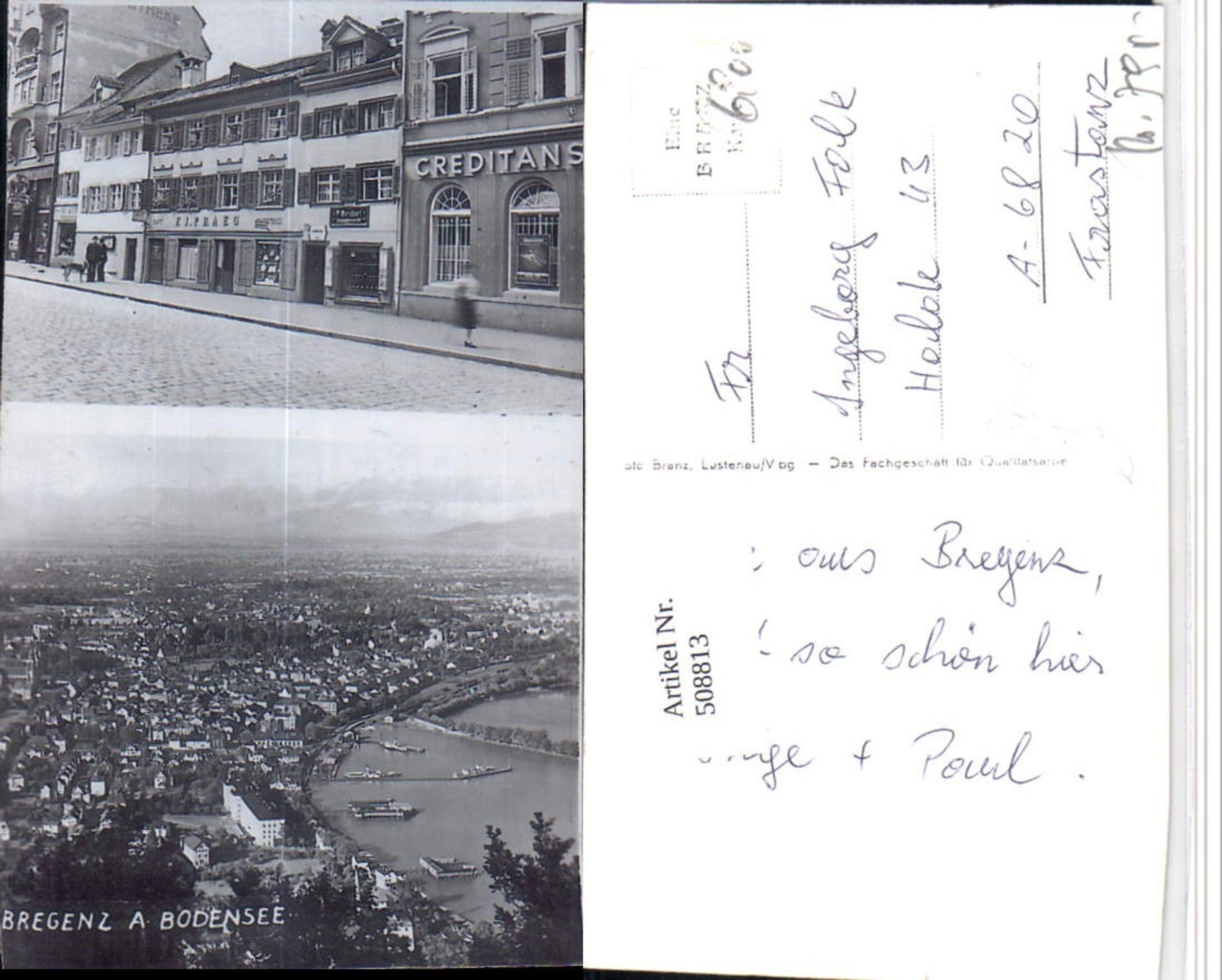 Alte Ansichtskarte – Old Postcard