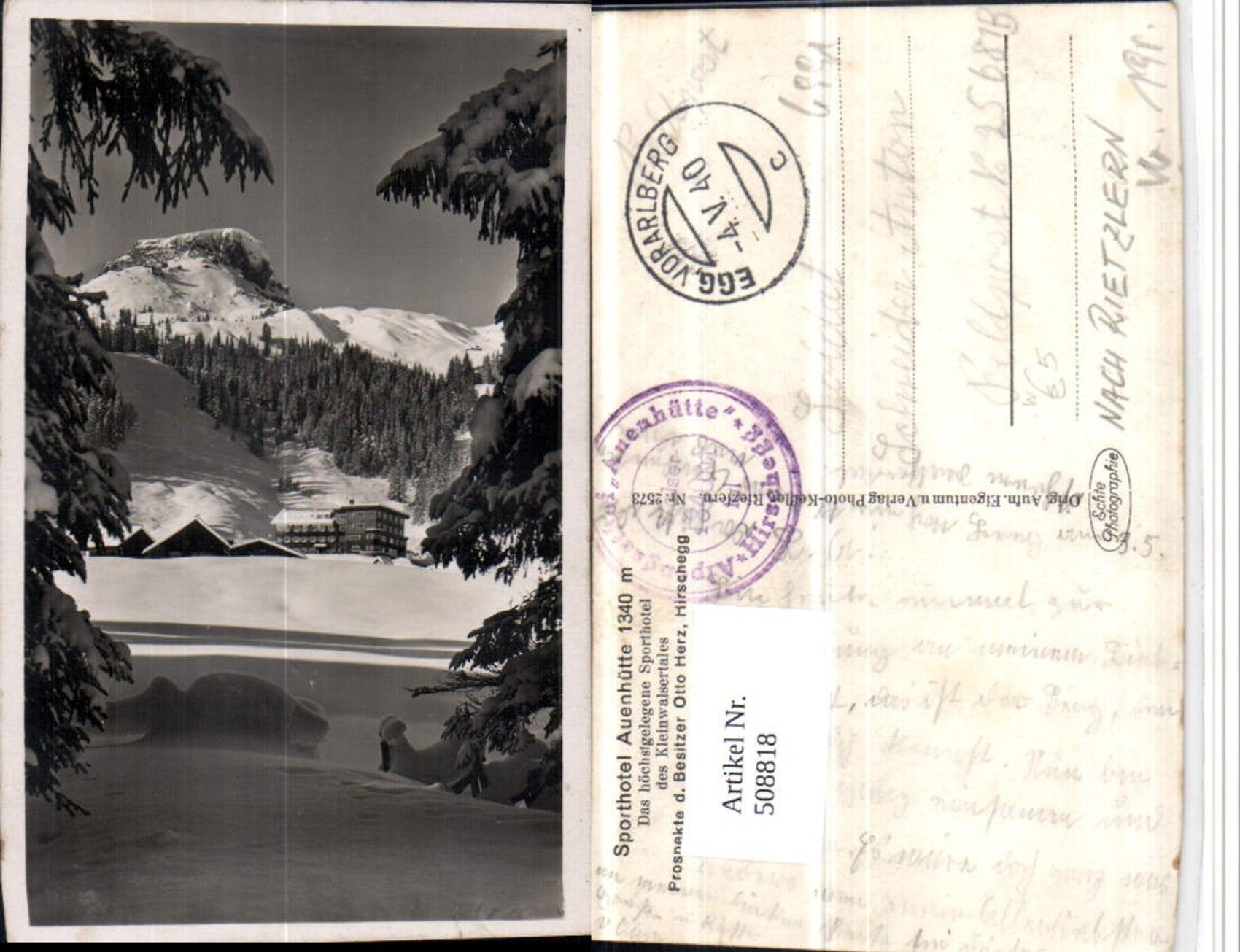 Alte Ansichtskarte – Old Postcard