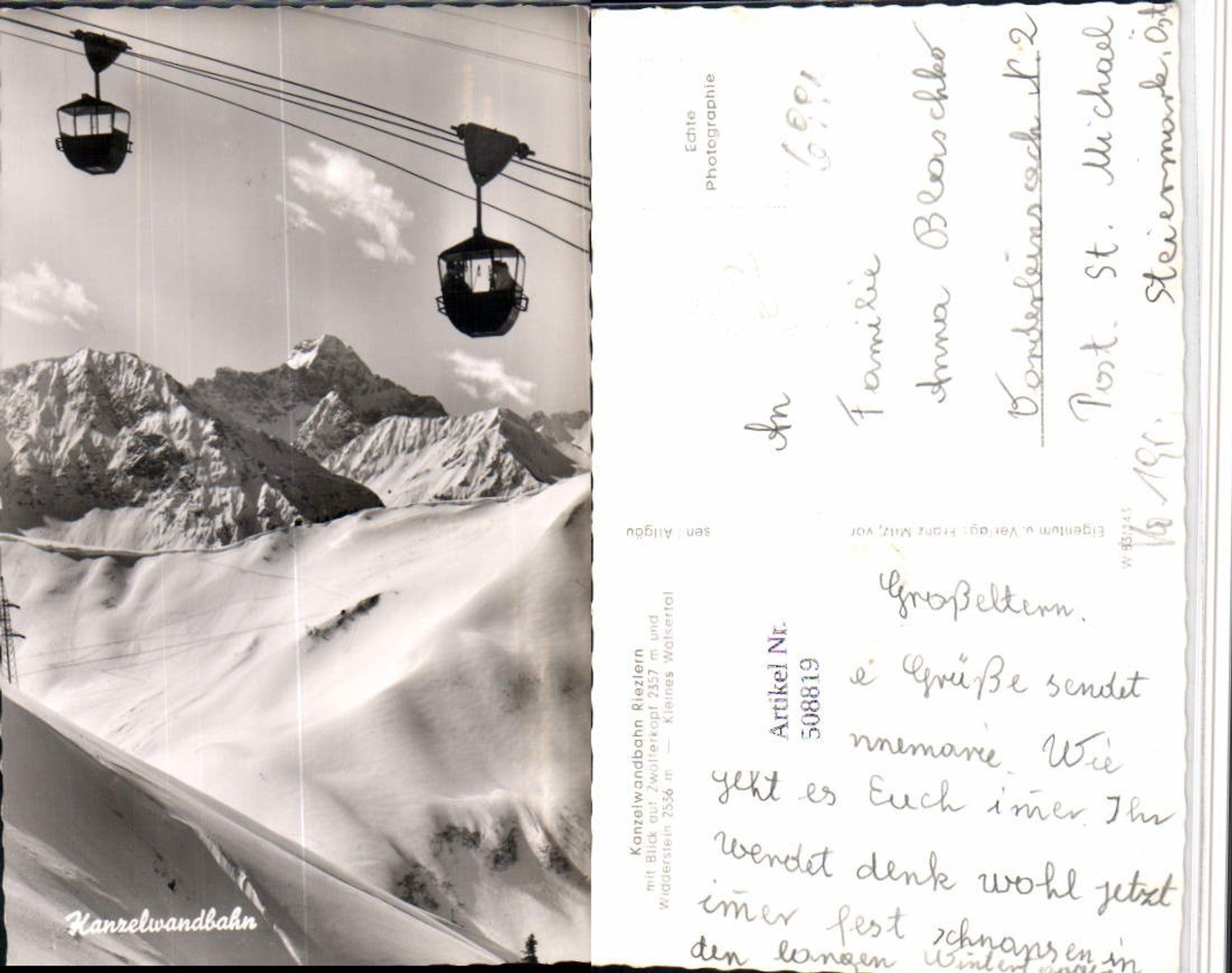 Alte Ansichtskarte – Old Postcard