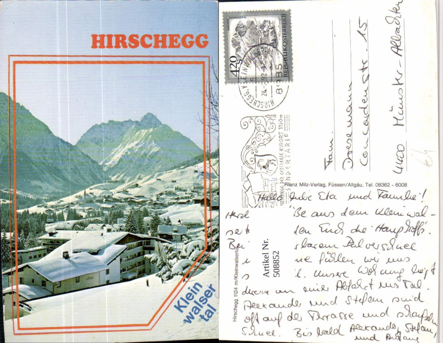 Alte Ansichtskarte – Old Postcard