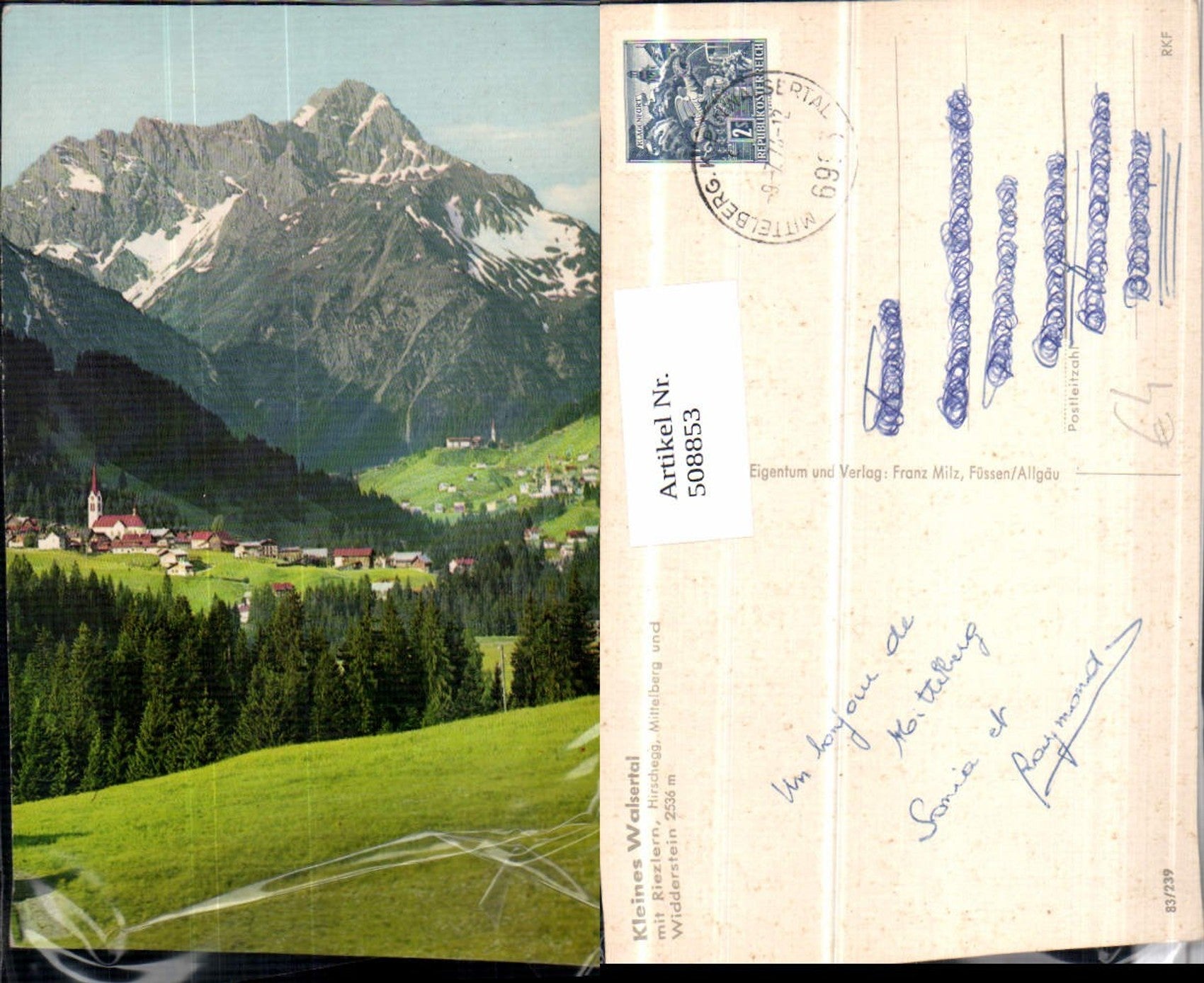 Alte Ansichtskarte – Old Postcard