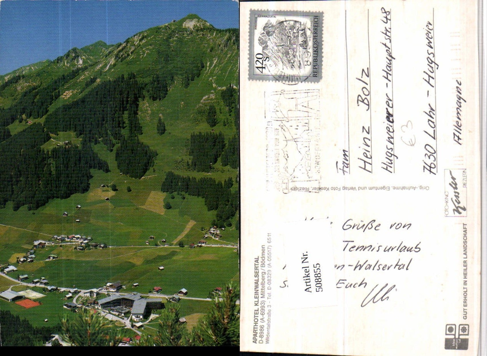 Alte Ansichtskarte – Old Postcard