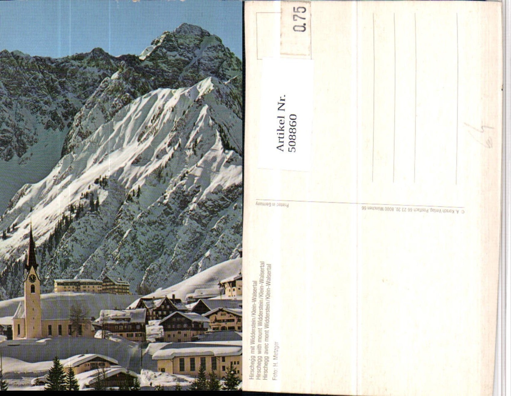 Alte Ansichtskarte – Old Postcard