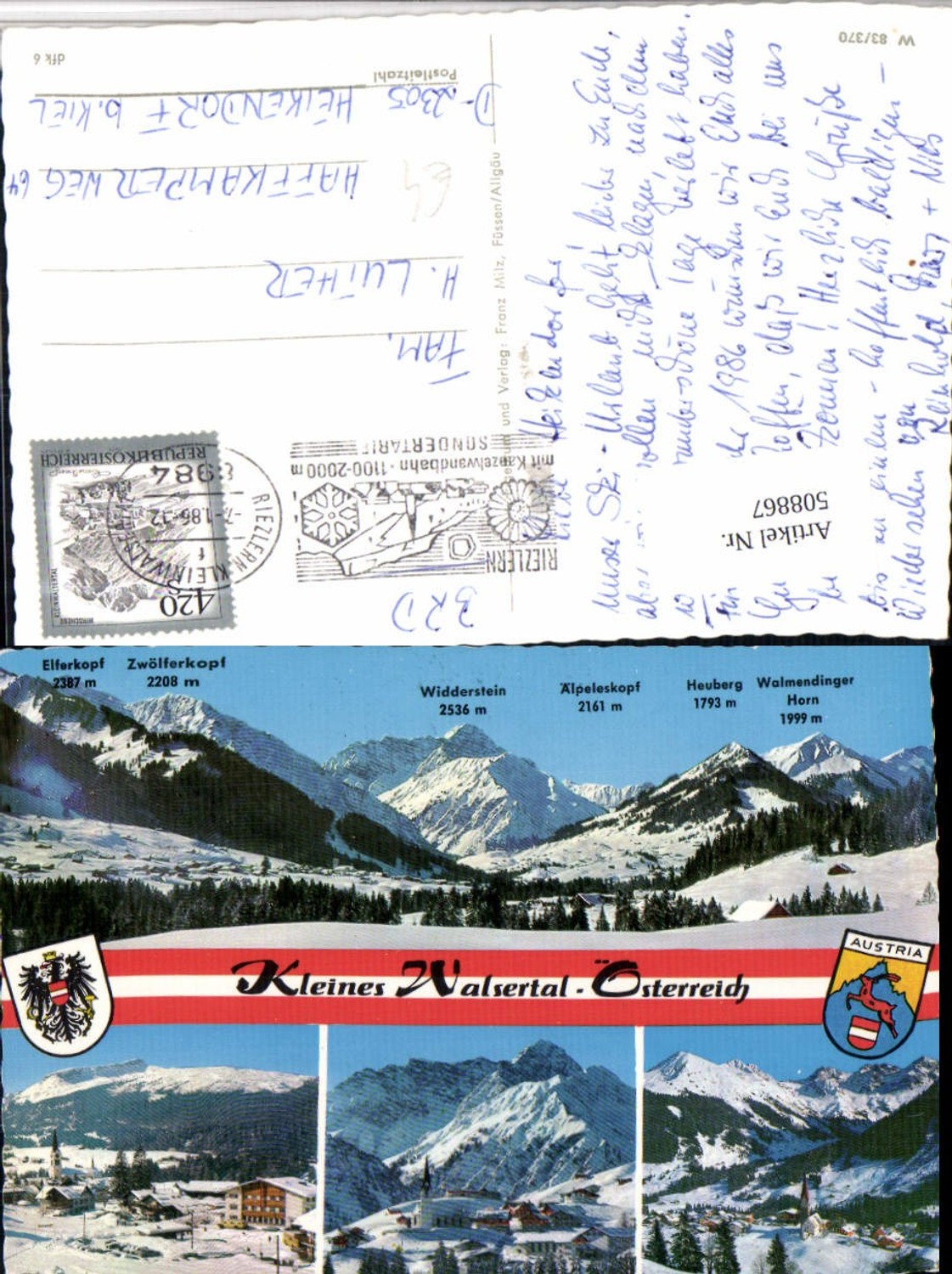 Alte Ansichtskarte – Old Postcard
