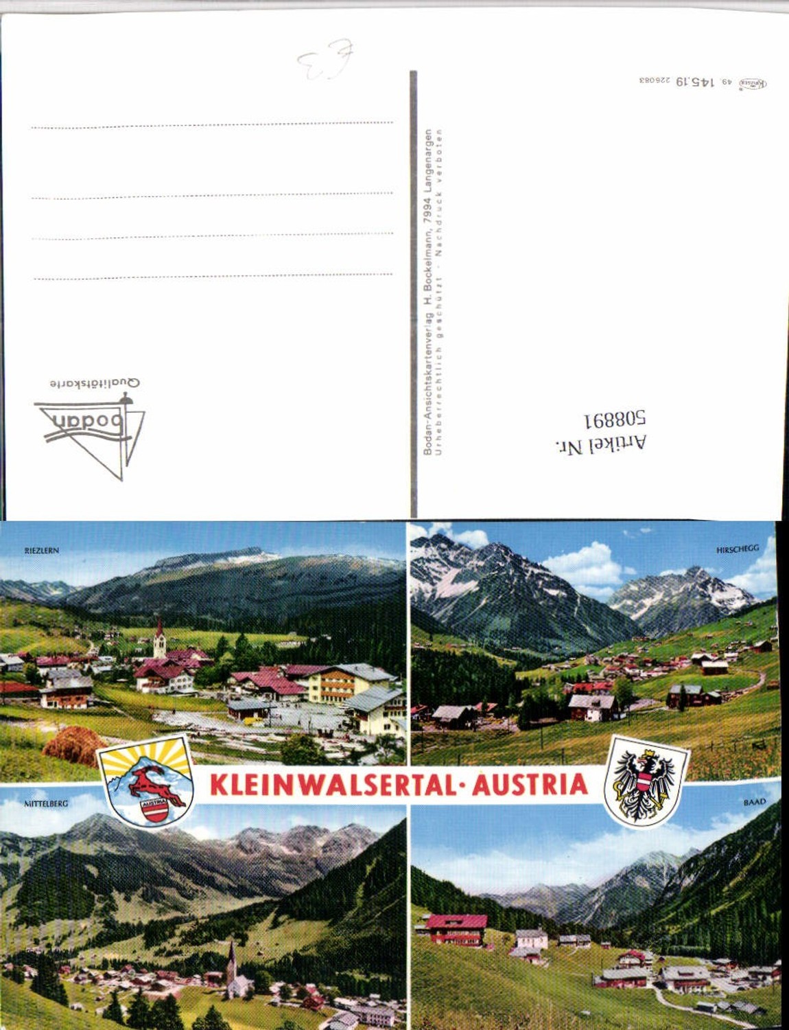 Alte Ansichtskarte – Old Postcard